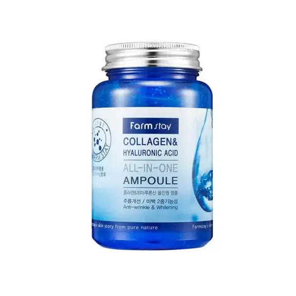 FarmStay Collagen Hyaluronic Acid All-in-One Ampoule 250ml - Image 3