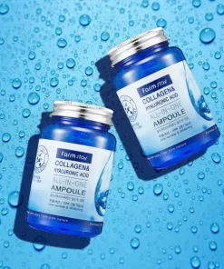 Farmstay Collagen Hyaluronic Acid All in One Ampoule 250ml Κορεάτικη Κρέμα Προσώπου