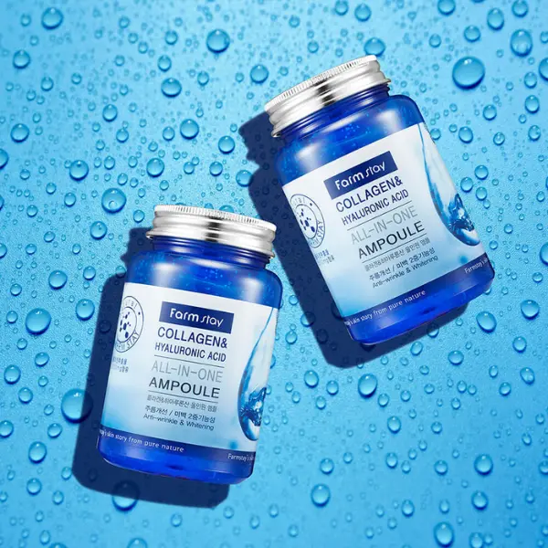 FarmStay Collagen Hyaluronic Acid All-in-One Ampoule 250ml - Image 2