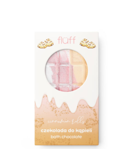 Fluff Chocolate Bar Bath Bomb “Cinnamon Roll” 200gr