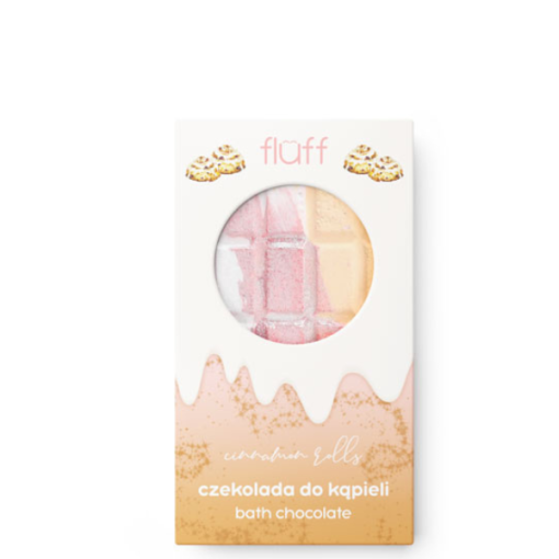 Fluff Chocolate Bar Bath Bomb “Cinnamon Roll” 200gr