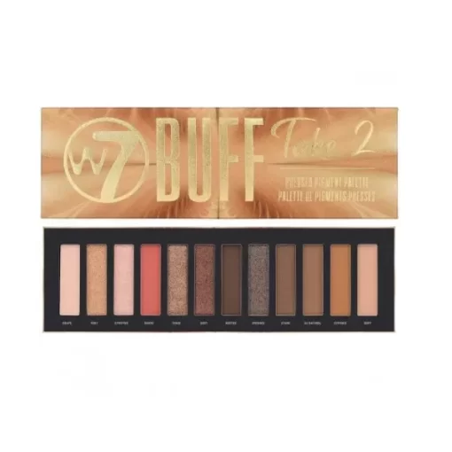 Παλέτα Σκιών W7 Buff Take 2 Pressed Pigment Palette 15.6gr