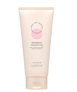 MISSHA Creamy Latte Cleansing Foam Strawberry-Κορεάτικος Καθαριστικός Αφρός