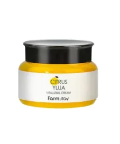 Farmstay Citrus Yuja Vitalizing Cream 100 ml-Κορεάτικη Κρέμα Προσώπου Με Βιταμίνη C