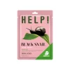 BERGAMO HELP Black Snail Mask 25 ML Κορεάτικη Μάσκα Προσώπου Με Σαλιγκάρι