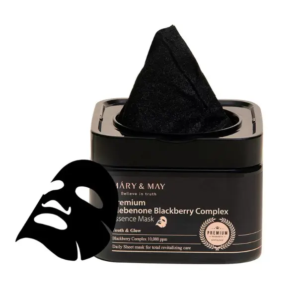Mary & May – Premium Idebenone Blackberry Complex Essence Mask